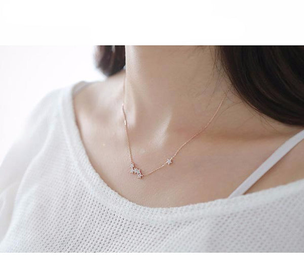Sterling Star Chain Necklace