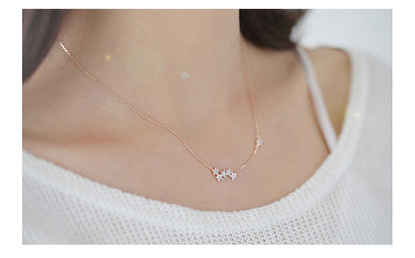 Sterling Star Chain Necklace