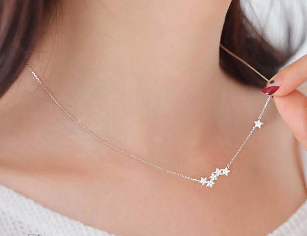 Sterling Star Chain Necklace