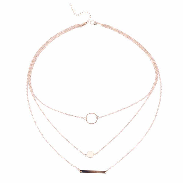 Triple Layer Fashion Necklace
