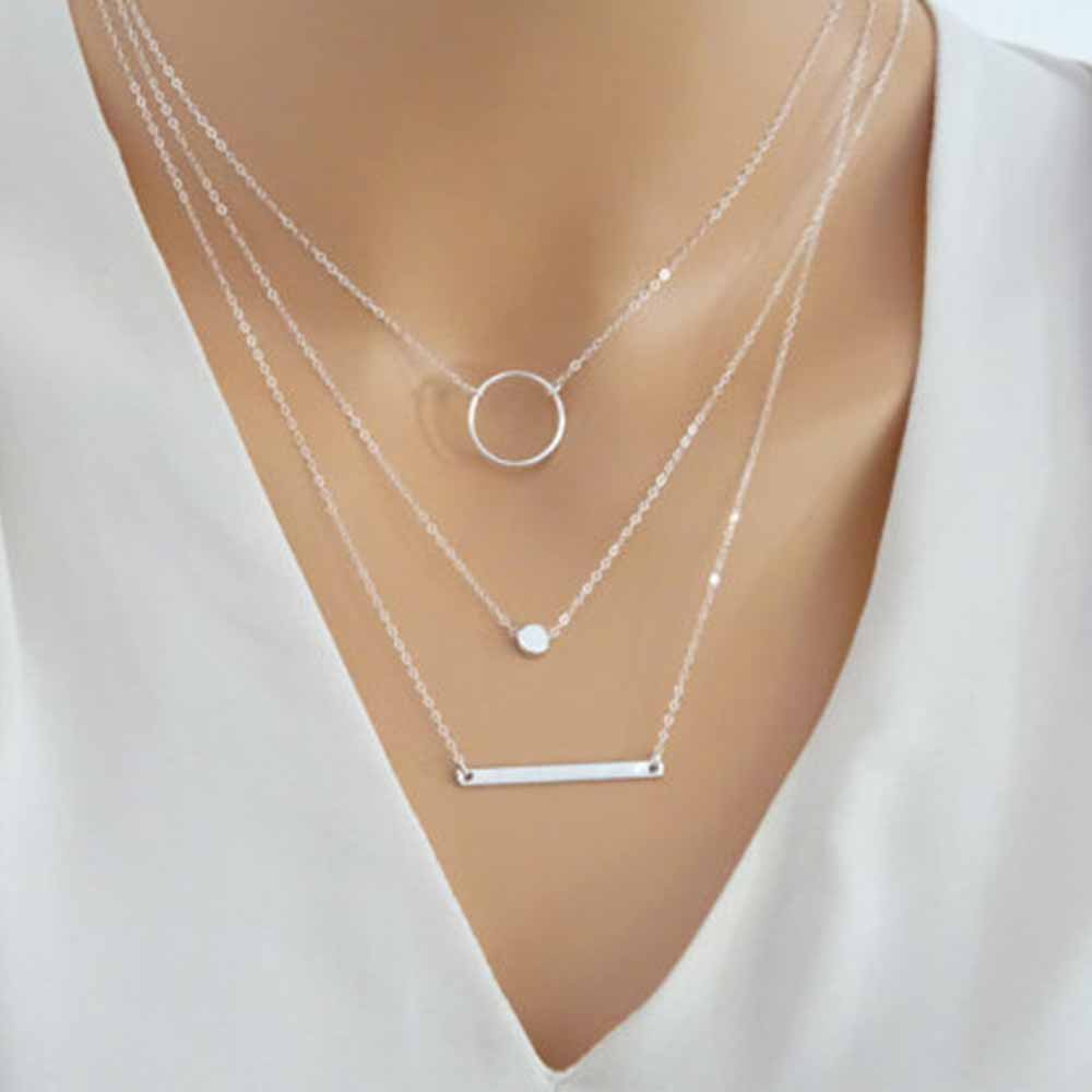 Triple Layer Fashion Necklace