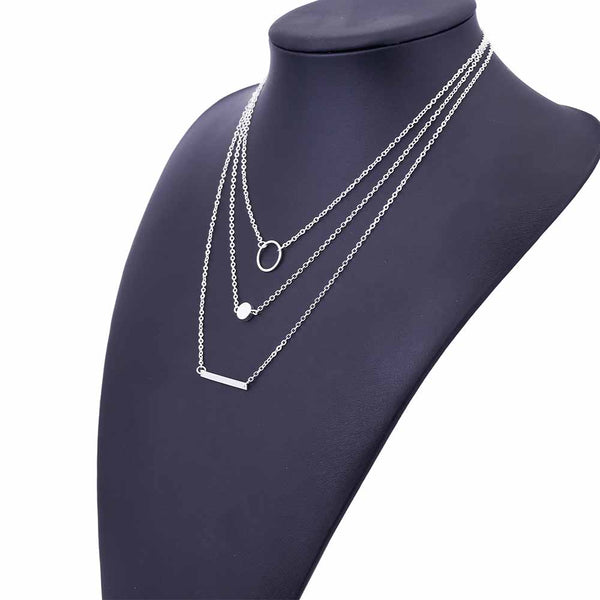 Triple Layer Fashion Necklace