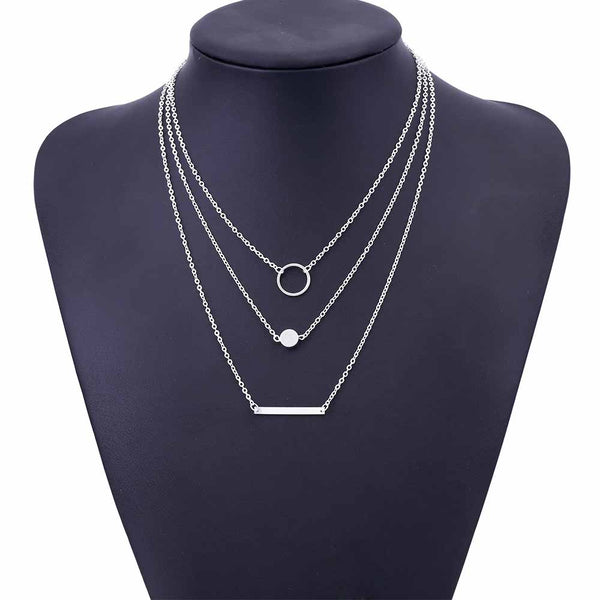 Triple Layer Fashion Necklace