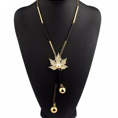 Lovely Maple Leaf Chain Necklace
